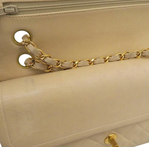 Pre-owned Chanel Matelassé 25 Double Flap Chain Shoulder Bag